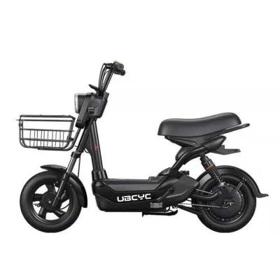 China Steel Most Popular Long Range Electric Light Electric Bicycle Large Size Electric Bicycle With Basket for sale