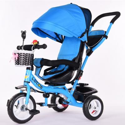 China New Model Tricycle For Kids Adjustable Folding For Mom And Baby Tricycle Gold Baby for sale