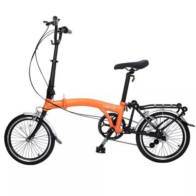 China Tour Road Bikes 16 Inch Triple Folding Variable Speed ​​Bikes Low Shipping Price Foldable Bikes Bicycles in china manufacturer for sale