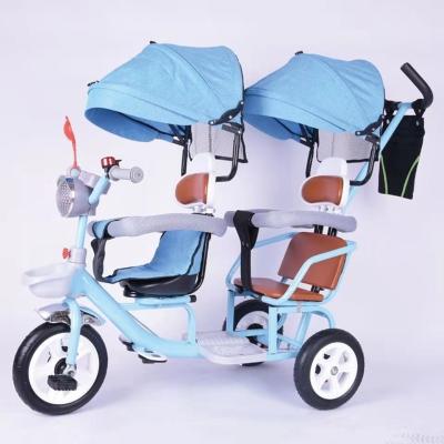 China Small New High Quality Adjustable Steel Frame Kids Toy Tricycle Bike Three Wheel Children Tricycle Model Kids Push Pedal Plastic Tricycles for sale