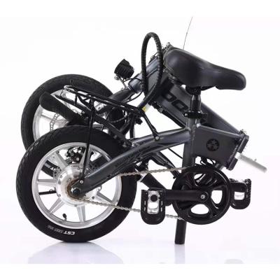 China 2023 Aluminum Alloy Mini Foldable Battery Cycle E Bike Adult Bicycle Folding Electric Bike for sale