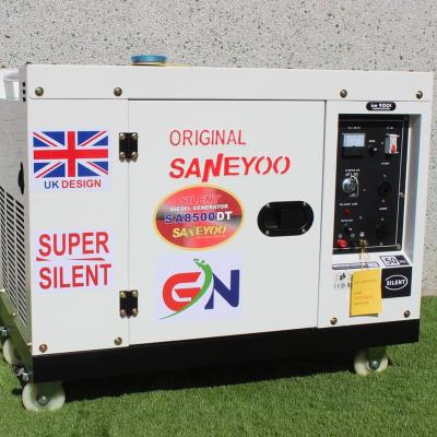 China Saneyo Three Phase AC Generator 6.5kw Silent Diesel Electric Generator Prices Soundproof Diesel Generator SA8500DT for sale