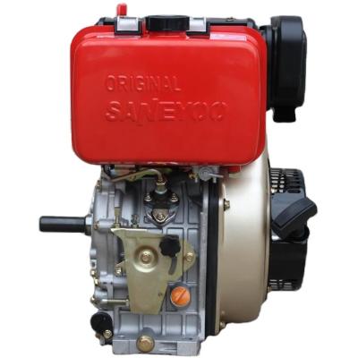 China Air Cooled Diesel Engine , Recoil Start 10HP Air Cooled Diesel Engine 186FA Power for sale