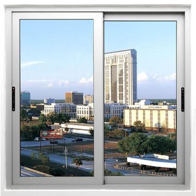 China Modern Folding Style Windows Sliding Screen Office Interior Single Sliding Window for sale