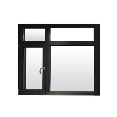 China Modern Folding Aluminum Casement Screen Design Tilt And Turn Window for sale