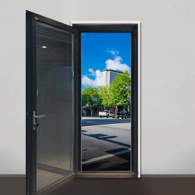 China 2020 China Modern Aluminum Casement Door Aluminum Glass Casement Door for sale