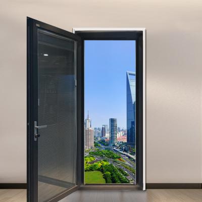 China 2020 Modern Hot Sale Aluminum Swing Door Casement Frosted Glass Toilet Door for sale