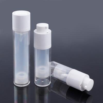 China Recyclable Recycled Cosmeticos PP Plastic Airless Pump Bottle ABS Acrylic Plastic Bottle for sale