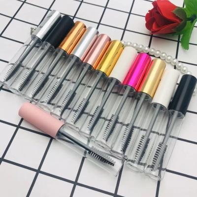 China OEM Hot Selling Cosmetic Empty Lip Gloss Matte Pink Cosmetic Packaging Lip Gloss Tubes With Brush,Mascara Wand Tubes With Wand for sale