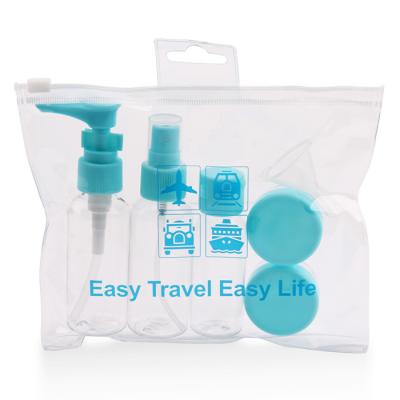 China Personal Care Hot Selling High Quality Plastic Travel 50ml Cosmetic Bottle Set for sale