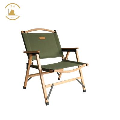 China Japanese factory direct wooden folding chair upgraded outdoor camping chair for sale