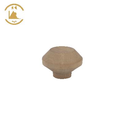 China Easy Direct Wooden Heart Shape Birch Drawer Knobs Factory Installation Wood Knob for sale