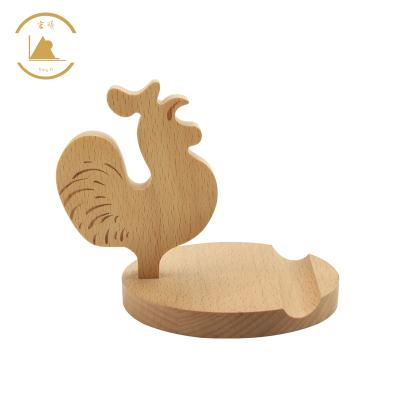 China High Quality 360 Degree Rotating Beech Cell Phone Holder for sale