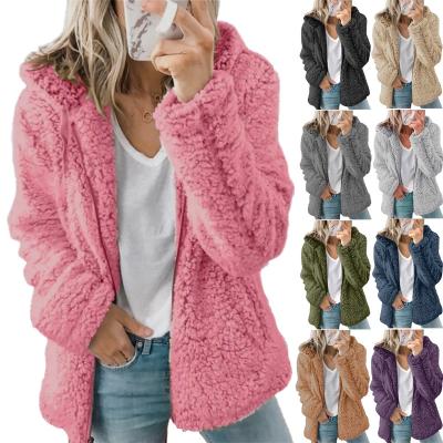 China Anti-wrinkle new Amazon hot women's winter hooded woolen coat in Europe and America in 2022 for sale