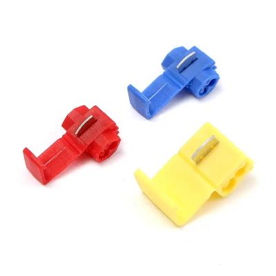 China Gather Cables Hot Selling Quick Connecting Yellow Blue Red Terminal Block Terminal Wire Splice Wire Connector 878201 for sale