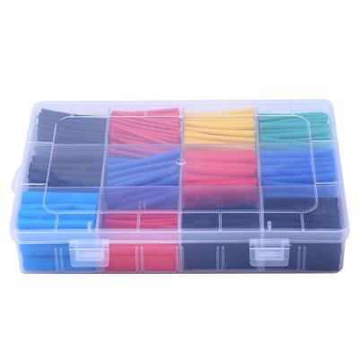 China Factory Supply 560PCS PE Insulated Sleeve Electrical Wire Heat Shrinkable Single Wall Heat Shrink Tube Kits for sale