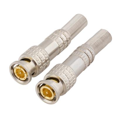 China Power rg59 rg6 BNC male connector BNC plug connector for cctv security camera for sale