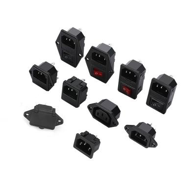 China Industrial EU UK USA AU UK US Industrial C13 C14 C19 C20 Inlet Outlet IEC PCB Mount AC Socket for sale