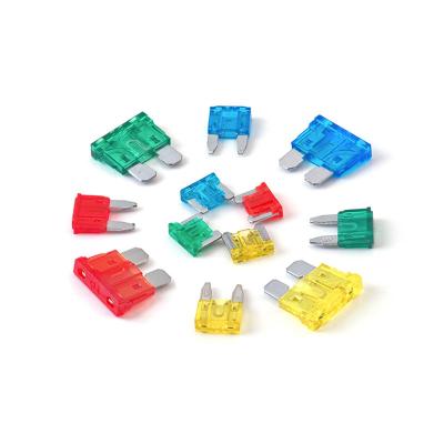 China LOW VOLTAGE 1~40A Plastic Colorful Mini Blade Car Fuse For Fuse Holder for sale