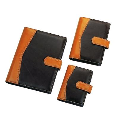 China High Quality Customized Business Small Gifts Leather Magnetic Buckle Notebook Set Lovely Girl Hand Book Leather Diary Notebook for sale