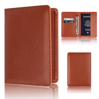 China 2020 High Quality Genuine Leather Passport Holder Genuine Leather PU Leather Passport Holder for sale