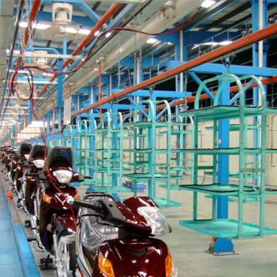 China Heat Resistant Popular Motorcycle Production Conveyor Motorcycle Assembly Line for sale