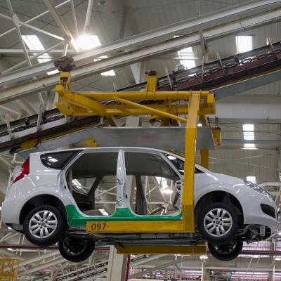 China Automatic and easy to operate electric car air transmission structure suv assembly line for sale