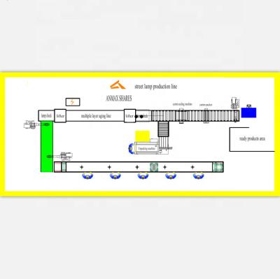 China Street light complete set led street light assembly line led street light aging line led aging line for sale