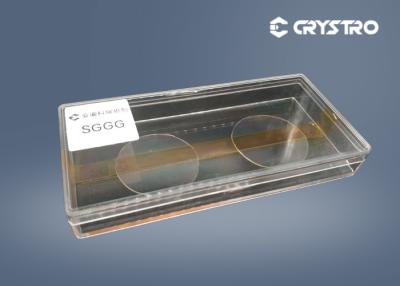 China Epitaxial- Dünnfilm-Durchmesser 40mm SGGG einzelner Crystal Wafer zu verkaufen