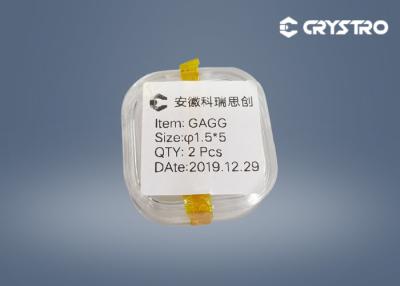 China Ninguna alta densidad dopada cerio de la radiación φ1.5x5mm GAGG Roces del uno mismo en venta