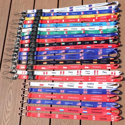 China Wholesale Promotional Gift Phone Printed Lanyard Design Polyester Key Chain Lanyards Personalized Breakaway Lanyards With Logo Custom for sale