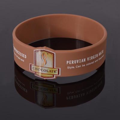 China China Factory Custom Silicone Wristbands 1 Inch Wide Rubber Wristbands for sale