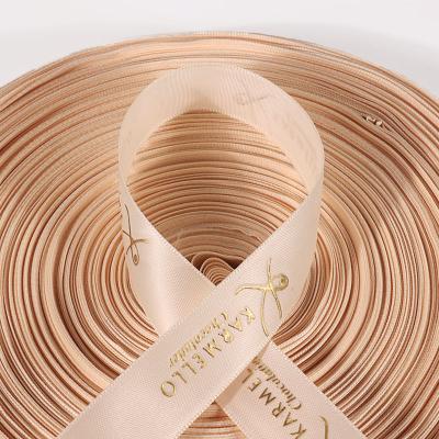 China Sustainable Custom Made Polyester Satin Top Quality 100% Silk Ribbons For DIY Gift for sale