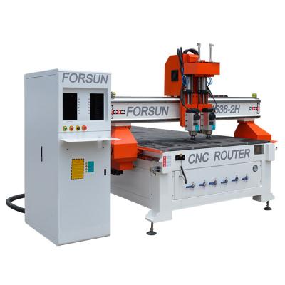 China Discount of MDFWOODACRYLICUMUM 20%. China Perfect Multi Spindle CNC Router Machine 1325 For Wood Furniture for sale