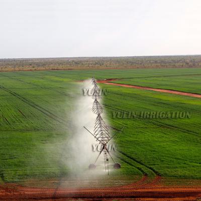 China 2022 hot galavazation YULIN factory production center pivot irrigation sprinkler equipment for wheat with corn irrigation for sale