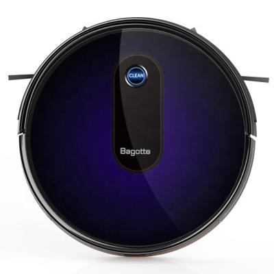 China Guangdong Mop App Electronic Robot Vacuum Cleaner Large Hotel Bagotte BG600 Max With Dustbin 0.6L Smart Sweep UV for sale