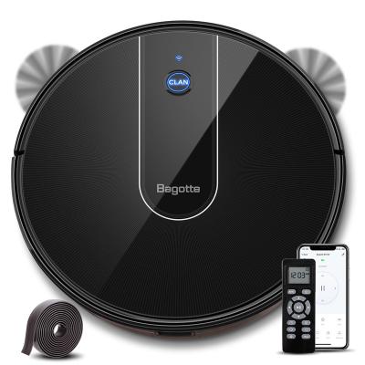 China Hotel Bagotte Robot Machine Floor Water Mop Cleaning Self Empty Germany 5 IN 1 Ultra Slim Carpet Robot Vacuum Cleaner Dropshipping for sale