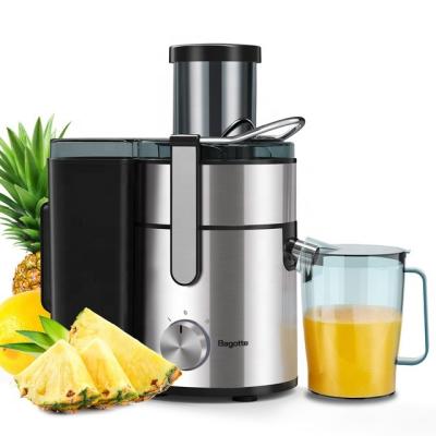 China Commercial Digital Bagotte DB002 1000W Top 3 Kitchen Appliances Extractor High Mouth Two Speeds Electric Portable Centrifugal Juicer for sale