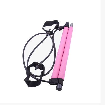 China Wholesale Yoga Pilates Fitness Exercise Home Hot Selling Indoor Bar With Resistance Rope for sale