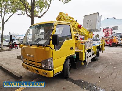 China 100P 98hp 12M ISUZU Aerial Platform Truck for sale