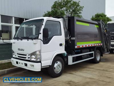 China NQR NPR ISUZU Garbage Truck 98hp Isuzu Garbage Compactor Truck for sale