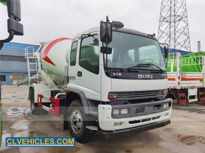 China ISUZU FTR 205hp 5000L Concrete mixer truck for sale