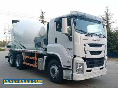 China ISUZU GIGA 6X4 380hp 10CBM Concrete Mixer Drum Truck for sale