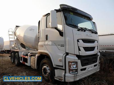 China ISUZU GIGA 6X4 420hp 8CBM Mobile Cement Concrete Mixer Truck for sale