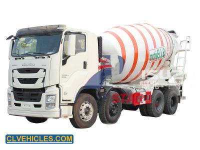 China ISUZU GIGA 8X4 380hp 14CBM 14 Cubic Meters Concrete Mixer Truck for sale