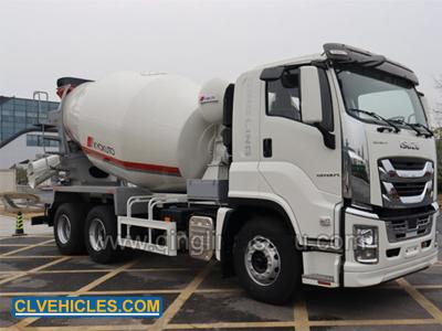 China ISUZU GIGA 6X4 380hp 10CBM Concrete Mixer Truck for Construction Needs for sale