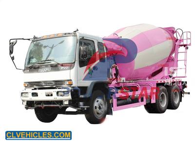 China ISUZU FVZ 300hp 8000L Mixer Truck 25 Tons Concrete Mixing Truck for sale