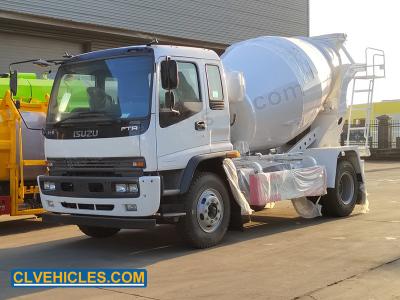 China ISUZU FTR 205hp Self Loading Cement Concrete Mixer Truck for sale