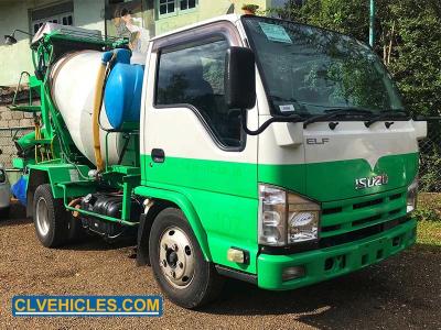 China ISUZU ELF 1.5CBM Self Loading Mobile Concrete Cement Mixer Construction Truck for sale