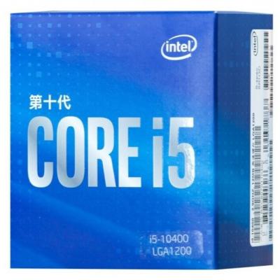 China INTEL desktop new core i5 10400 original for six-core 12 thread processor cpu computer desktop processor for sale